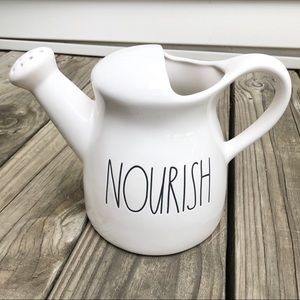 NWT Rae Dunn Nourish Pitcher Watering Can